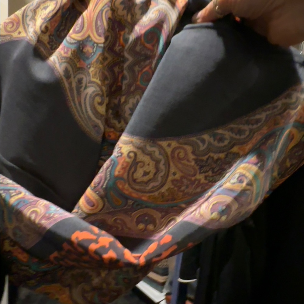 Etro Multi Patterned Button Down Silk Shirt - image 2